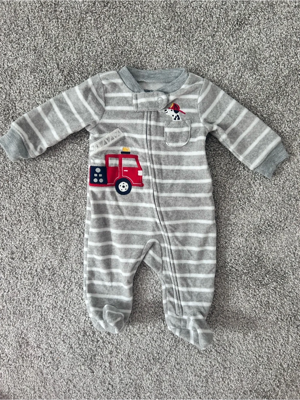 Set of 2 Fleece Footed Pajamas